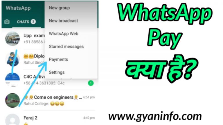 WhatsApp Pay क्या है What is WhatsApp Payment in Hindi
