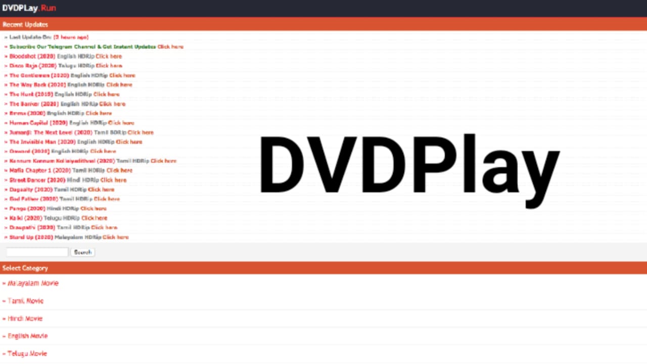 DVDPlay 2021: Malayalam Movies Download Website