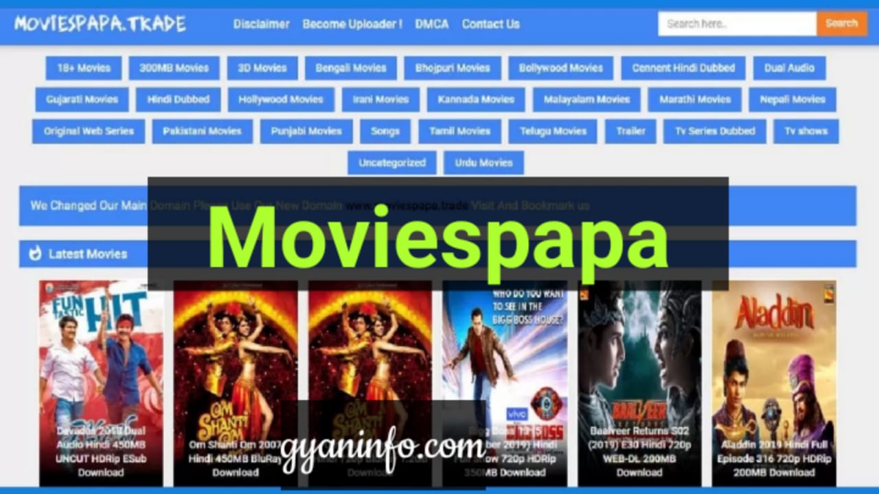 Moviespapa Fit 2022: 300MB Hollywood, Bollywood HD Movies Download Free