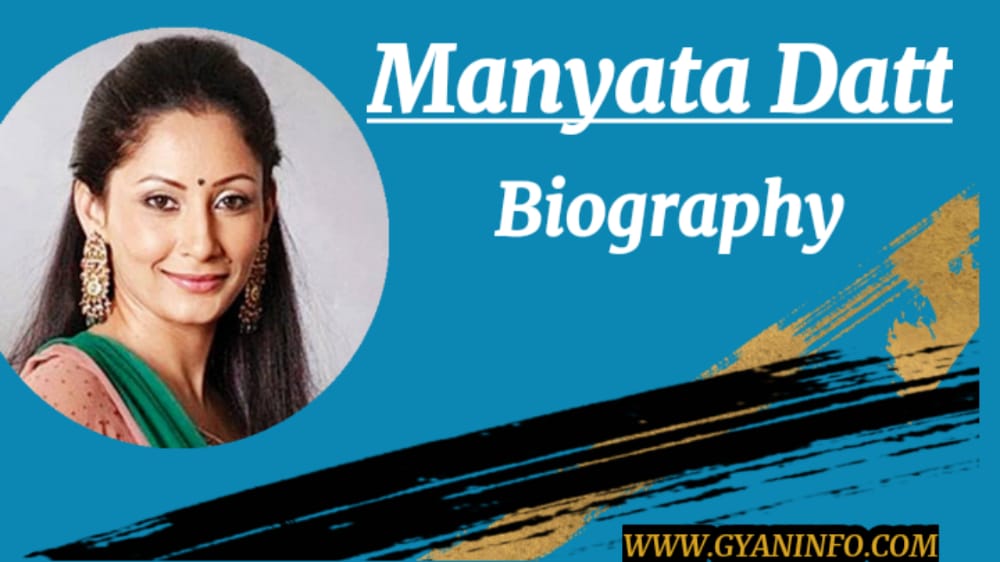 Manyata Dutt Biography