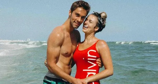 Austin North with his ex-girlfriend Sadie Robertson