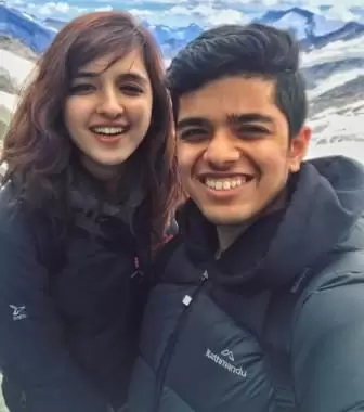 Shirley Setia with her younger brother Shane Setia