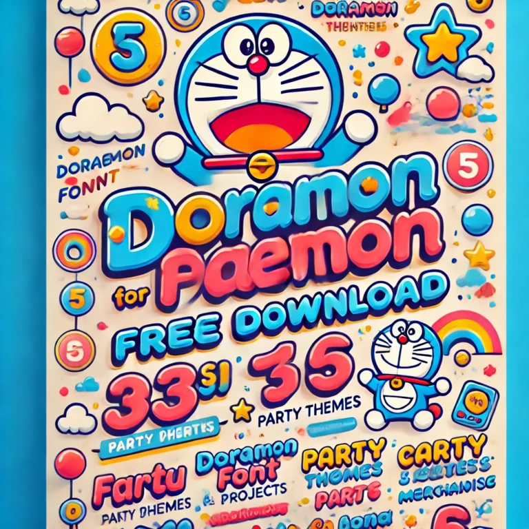 Doraemon Font Free Download