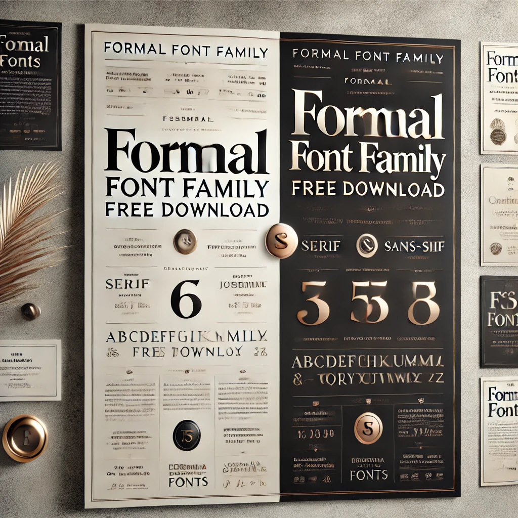 Formal Font Family Free Download