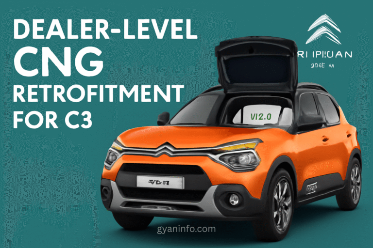 Citroen India Introduces Dealer-Level CNG Retrofitment for C3