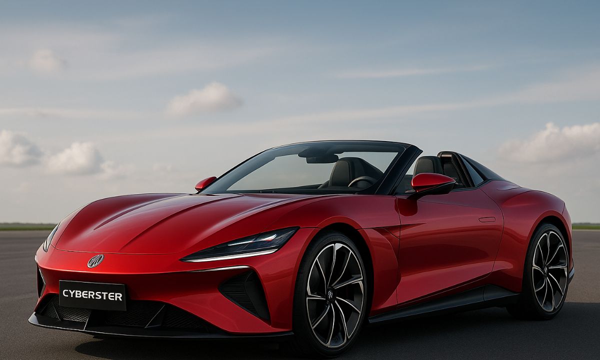 MG Cyberster Electric Sports Car Launching in India Soon – Price, Features, and Performance Revealed