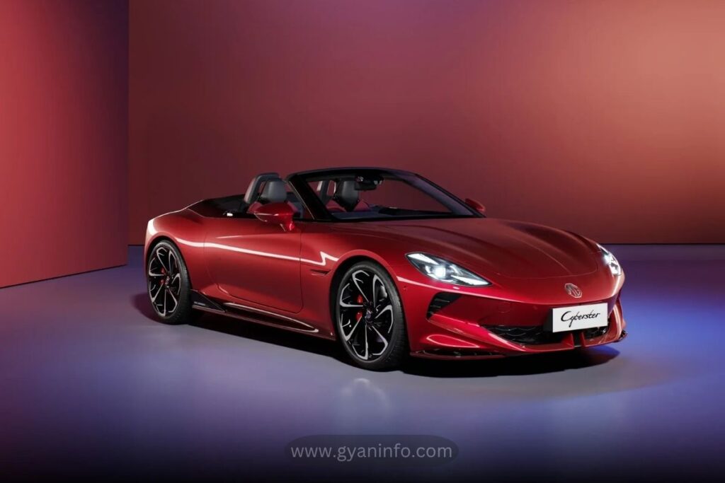 MG Cyberster: India's First Electric Convertible Sports Car Arrives in 2025
