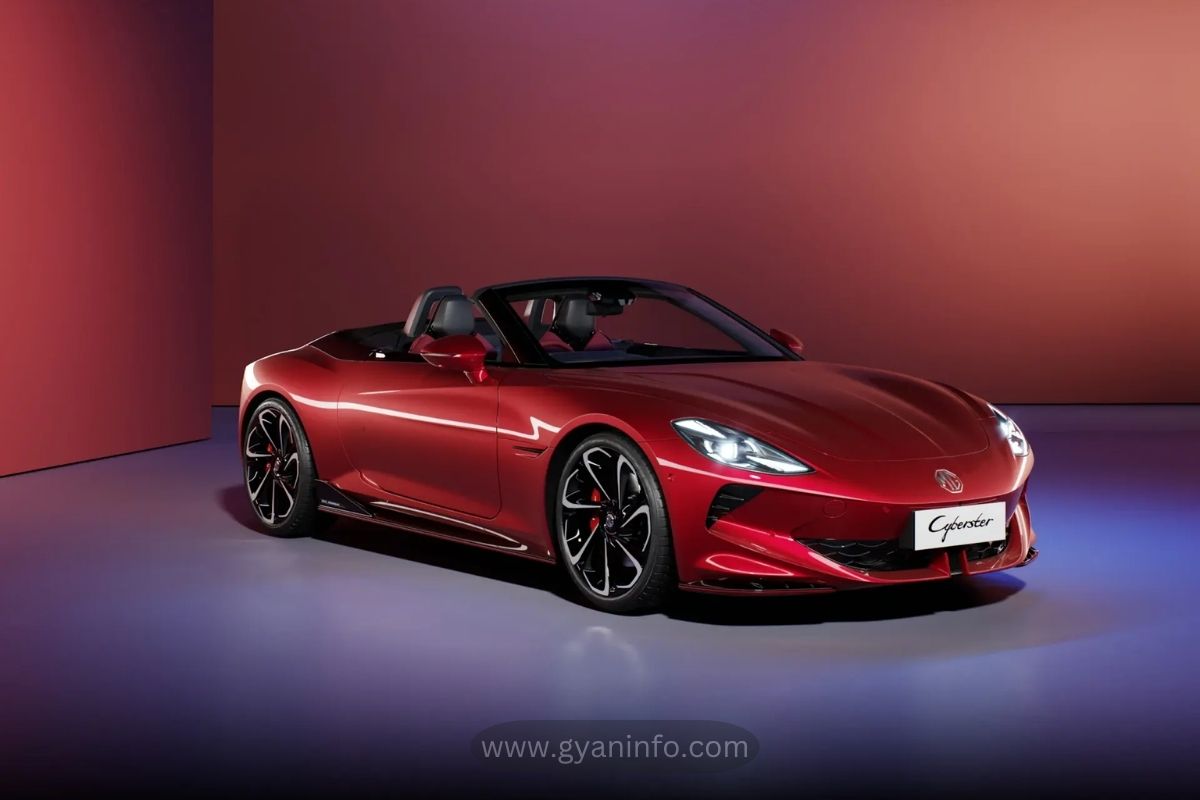 MG Cyberster: India's First Electric Convertible Sports Car Arrives in 2025