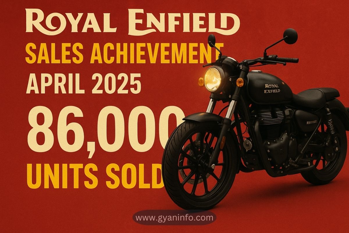 Royal Enfield Achieves Over 86,000 Unit Sales in April 2025