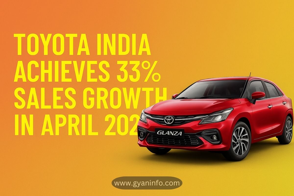 Toyota India Achieves 33% Sales Growth in April 2025 with 27,324 Units Sold